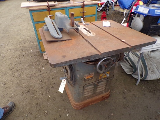 Delta Rockwell 10'' Unisaw Model 34-450, UNKNOWN CONDITION