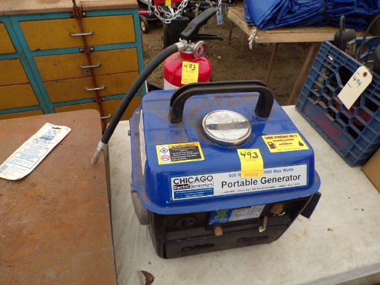 Chicago Electric 800 Watt Generator with 2 HP Engine