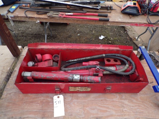 10 Ton Hydraulic Body Frame Repair Kit, Looks Complete