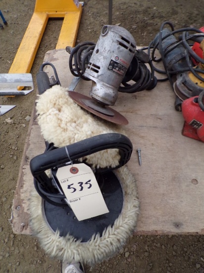 Drill Master 7'' Polisher/Sander And Rockwell 7' Disc Sander