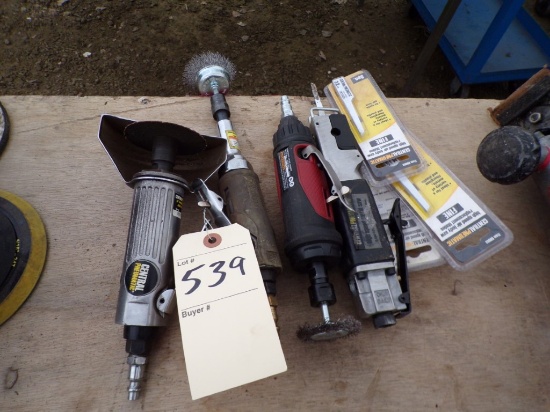 Group Of Pneumatic Tools, 4'' High Speed Cutter, High Speed Metal Saw, Die