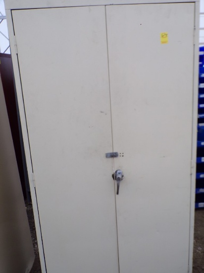 Metal 2 Door 5 Shelf Storage Cabinet, 36'' x 18'' x 72''
