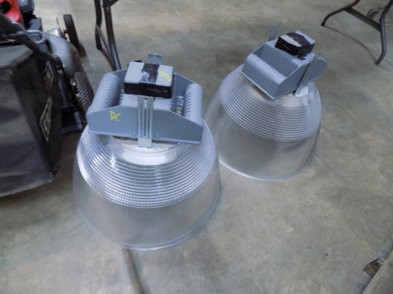 Pair Of Lot Or High Bay Lights, Used