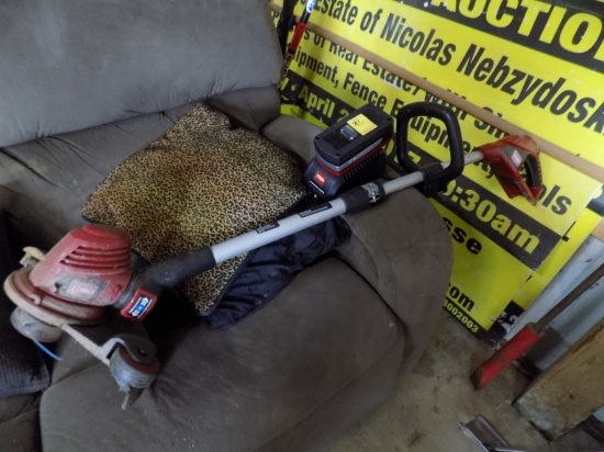 Toro Cordless Weed Eater with Battery and Charger