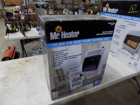 Mr Heater 10,000 BTU Blue Flame Natural Gas Heater, NIB