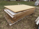 Stack of Pressboard and Other Sheet Materials