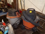 (2) Ridgid 6 Gal. Shop Vac with Hose