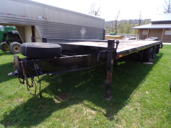 2008 Trail Rite Tandem Axle Deck Over Heavy Equipment Trailer, Vin #: 5RCPE