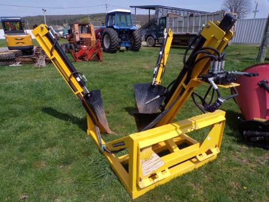 Quick  Attach Tree Spade Made By Dirt Works s/n 03615 (4010)