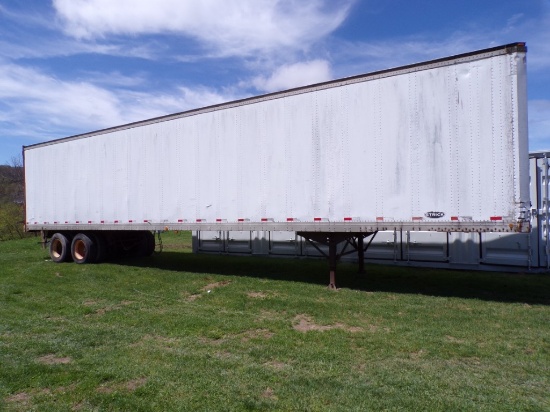 1988 Strick 48' Storage Trailer w/ Swing Doors, NO TITLE / BOS ONLY, WAS TO