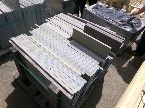 Thermaled Pattern Full Color Patio Stone, 1'' x 1 1/4'' x Assort.. Sizes, 1