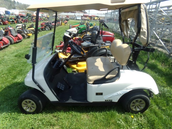 2019 Ez Go Electric Golf Cart, White, Battery Under the Seat, SN 3417268 (4
