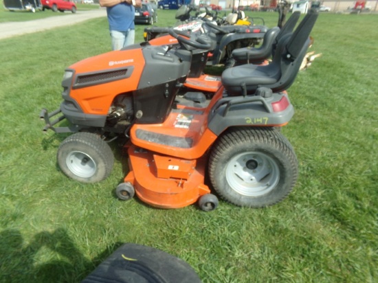 Husqvarna GT 52XLS with 52'' Fabricated Deck, 23 HP, 348 Hrs., SN 005227 (5