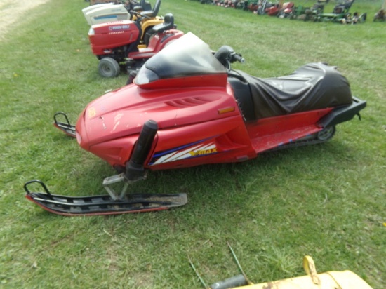 Yamaha Snowmobile, Red, 4163 Mi, SN: 003157, Runs - Likely Needs Some TLC -
