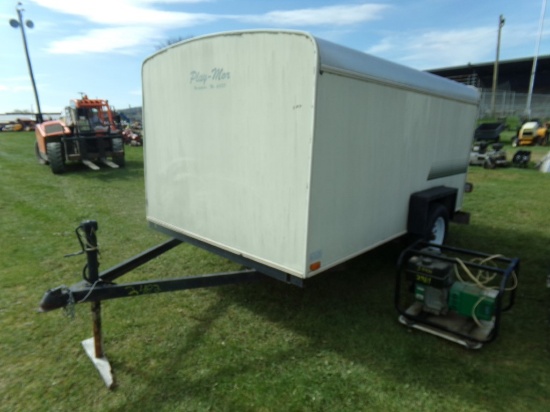 Play-Mor Low Profile Single Axle Enclosed Trailer, 10 x 6, 2,990 GVW  (5931