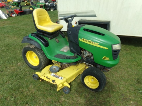 John Deere 6110 Automatic Riding Mower, 54'' Deck, 25 HP, Hydro, SN: 030227