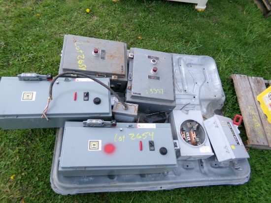 Pallet of Electrical Boxes, (5387)