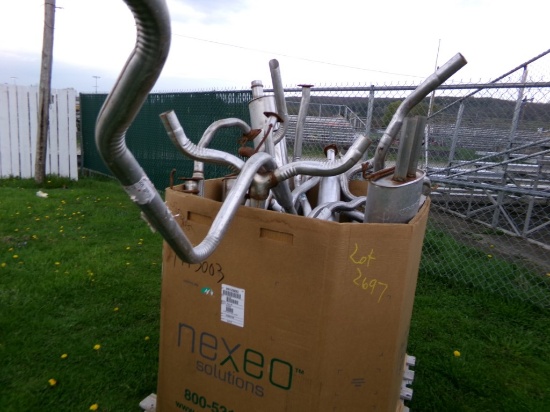 Box of New Exhaust Parts (5255)