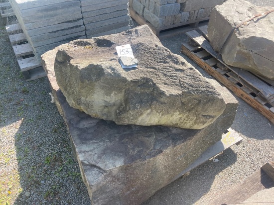(2) Large Full Color Landscape Boulders - Sold by Pallet