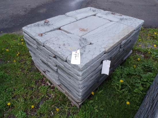 Tumbled Pavers, 2'' x Asst Sizes, Real Nice, 120 SF - Sold by SF  (120 x Bi