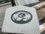 ''Bass Fish'' Decorative Welcome Stone