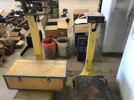 (2) Farbanks Platform Scales - (1) Mechanical, (1) Digital - Not Tested