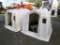 (2) Fiberglass Calf Hutches - Need Work (2 x Bid Price)