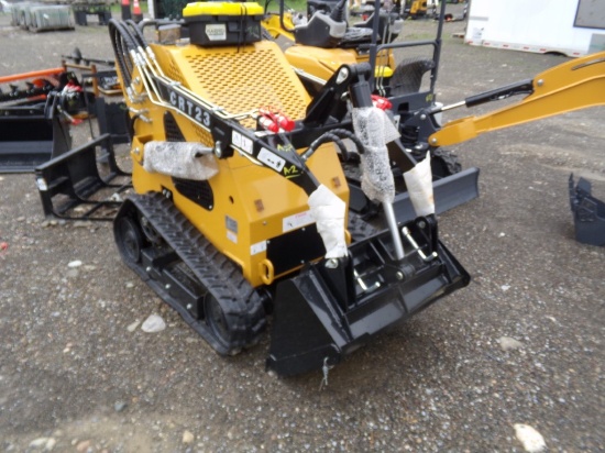 New AGT CRT23 High Track Mini Skid Loader, 739 CC Engine, ____ Motor, (2) S