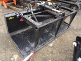 New Giyi 42'' Hyd Grapple Bucket w/Closed Bottom for Mini SSL