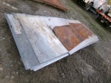 (7) Sheets of 4' x 10' Thin Sheet Steel/Tin - Sells as a Group