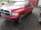 2005 Dodge Ram 1500 SLT 4x4 Quad Cab, Red, 212,364 Miles, VIN#: 1D7HU18N45S