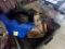(1) Bin With Bucket Knee Pads and Tool Bag with Belt