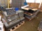 (5) Pallets Of Pallet Rack Style Edsal Shelving And Uprights 8' H  24'' Dee