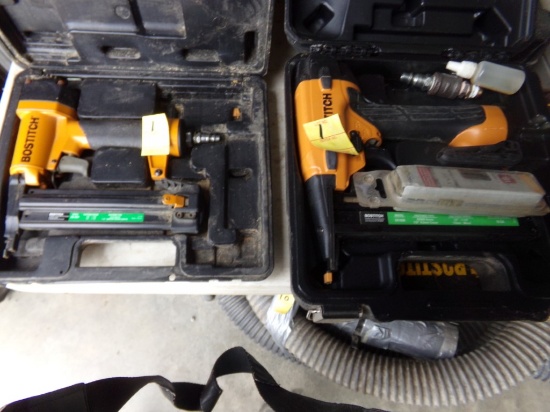 (2) 18 Gauge  Bostitch Brad Nailers in Box