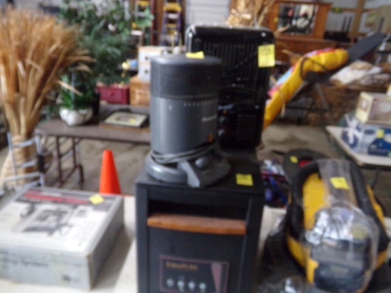 (3) Heaters: (1) Honeywell Surround Heater, (1) Comfort Zone Milkhouse Heat