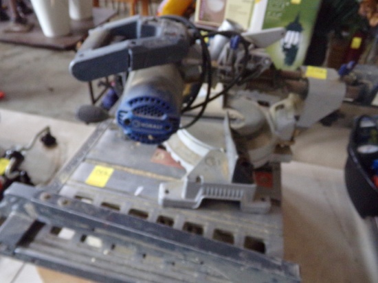 (1)10'' Craftsman Table Saw, (1) Kobalt Miter Saw