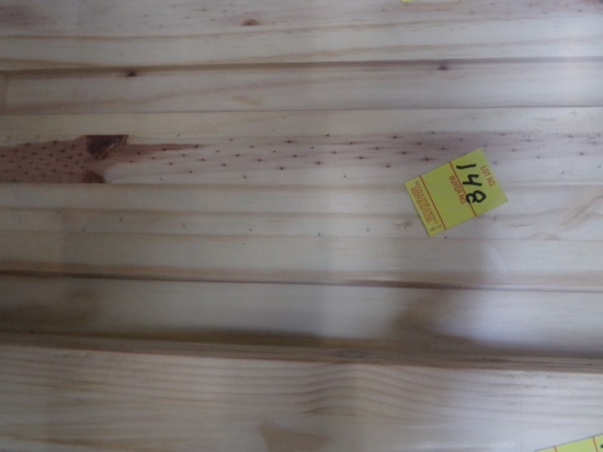 (1) Unfinished Barn Door Style Door with Hardware