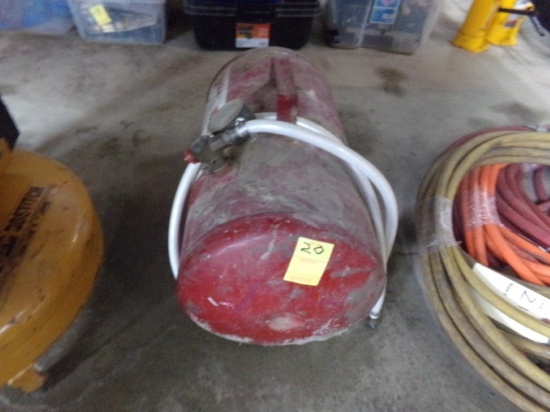 Midwest Air Mobile Air Tank, 125 Max PSI