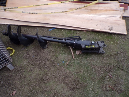 Miva Mini Excavator Hyd. Auger Drive & 12'' Bit