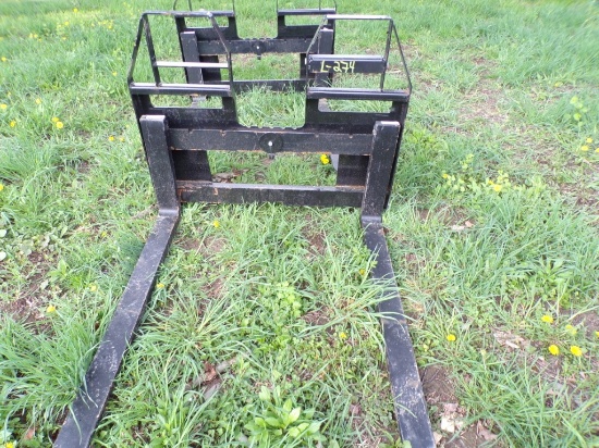 New AGT 48'' Walk Thru Skid Steer Pallet Forks