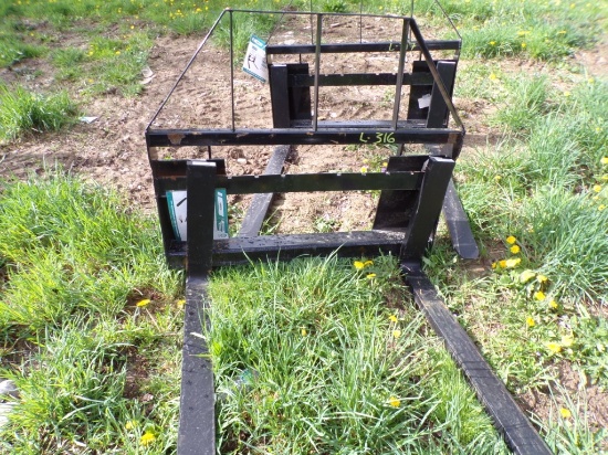 New Agrotk 48'' Skid Steer Pallet Forks