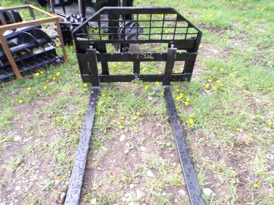 New 60'' Skid Steer Pallet Forks