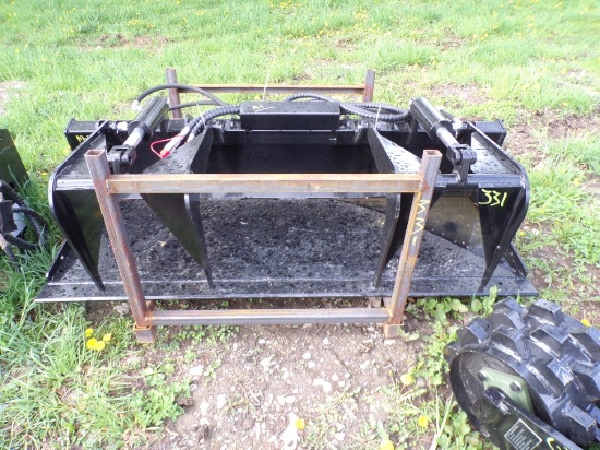 New Giyi 72'' Hyd. Skid Steer Plate Grabber Model GY-PG72C