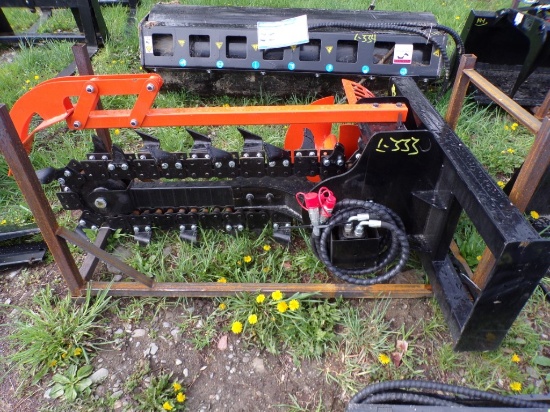 New Giyi 39'' Hyd. Skid Steer Trencher Model GY-D39F