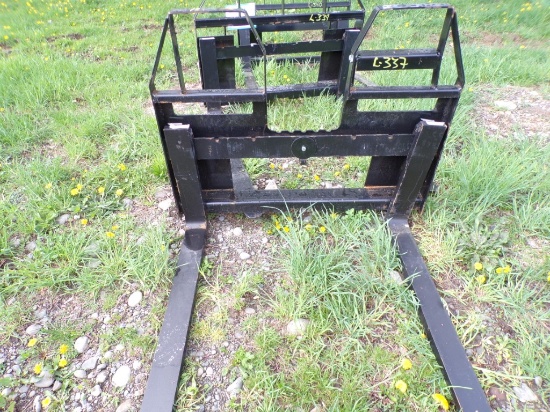 New Agrotk 48'' Walk Thru Skid Steer Pallet Forks