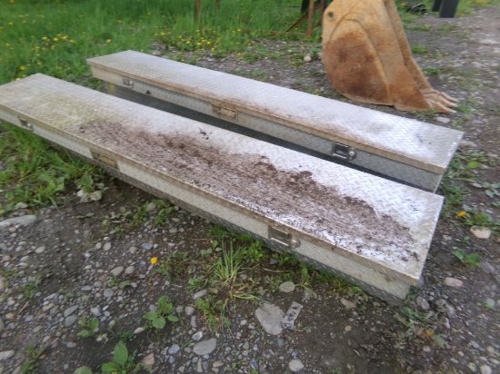 (2) Deezee 8' Side Alum Truck Toolbox