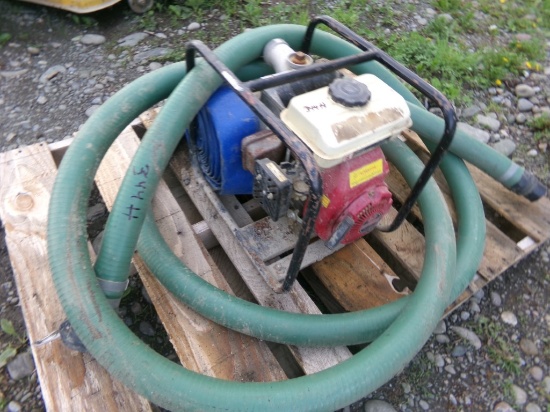 2'' Water Pump w/Gas Engine w/ Suction & Discharge Hose