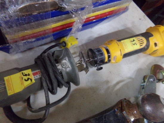 (2) Roto Tools: (1) Porter Cable and (1) DeWalt
