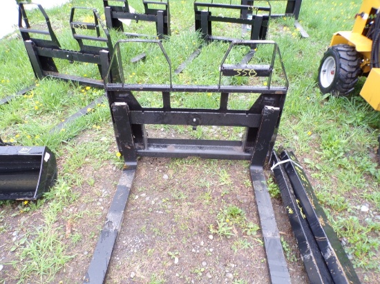New AGT 48'' Walk Thru Euro Mount Pallet Forks