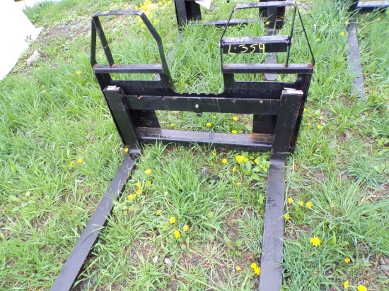 New AGT 48'' Walk Thru Skid Steer Pallet Forks